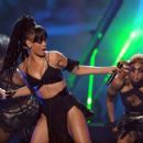 Rihanna performing on the 2012 'American Idol' finale