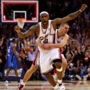 Lebron making last second shot in playoffs versus Orlando Magic