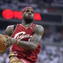 Lebron driving to the hoop