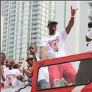 Dwyane Wade at the Miami parade