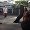 Davis on playground court