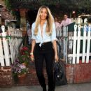 Ciara was at The Ivy restaurant in West Hollywood