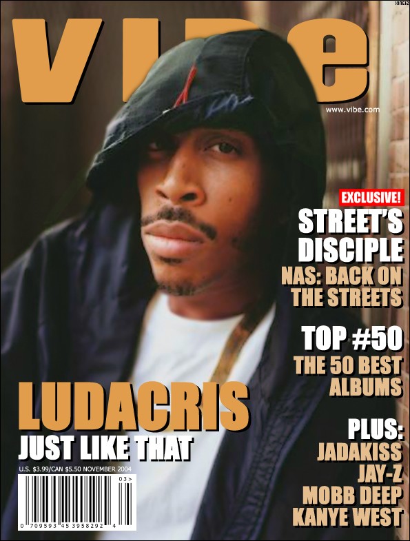 Ludacris on the cover of Vibe Magazine