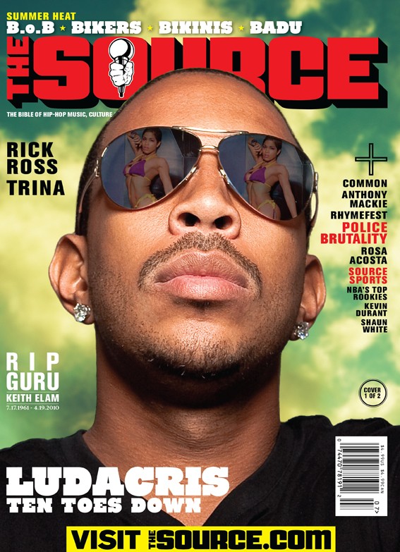 Ludacris on the cover of The Source Magazine