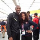 Kobe Bryant and Serena Williams at the 2012 Olympics in London