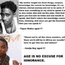 Age is no excuse for ignorance