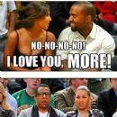 LOL! Wonder what Jay and Beyonce were really looking at?
