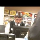 What's really going on with his hair? He looks like Mega Man