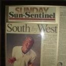 1999 Front Page of the Fort Lauderdale Sun Sentinel Paper