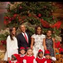 The Obama Family 2013 Holiday family picture