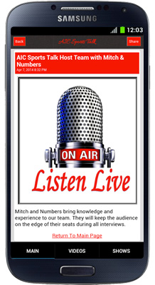 AIC Sports Talk Android App