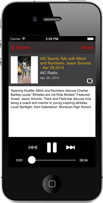 AIC Sports Talk iPhone App