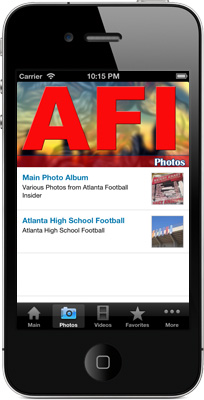 Atlanta Football Insider iPhone App