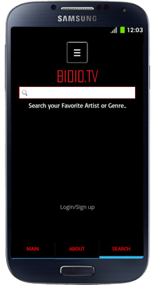 Bidio TV Android App