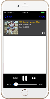 The Flame Ent iPhone App