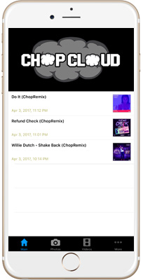 ChopCloud iPhone App
