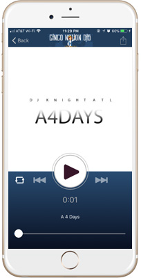 Cinco Nation DJs iPhone App