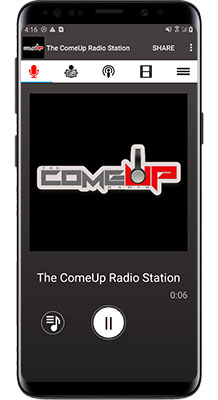 The ComeUp Radio Station  Android App