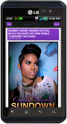 Crystal Nicole Android App