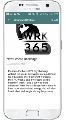 21 Day Challenge  Android App