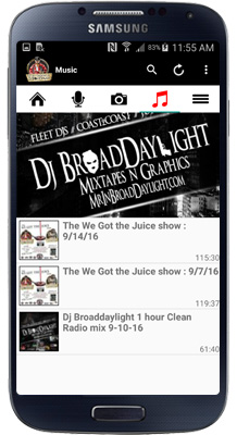 Dj BroadDaylight Android App