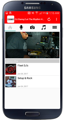 DJ Danny/Let The Rhythm Hit'em Android App