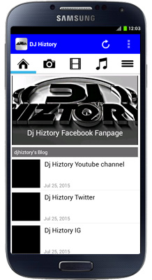 Dj Hiztory Android App