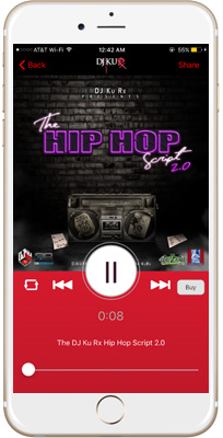 DJ Ku Rx iPhone App