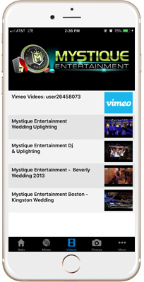 Mystique Entertainment iPhone App