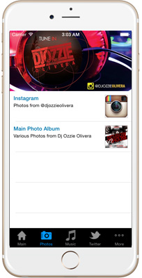 Dj Ozzie Olivera iPhone App