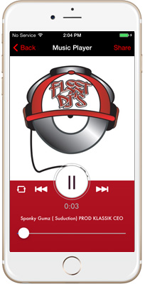 Fleet DJs iPhone App