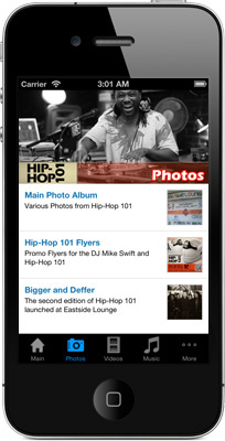 Hip-Hop 101 iPhone App
