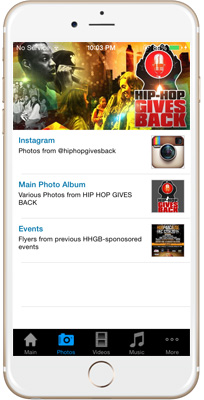 Hip Hop Gives Back iPhone App