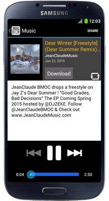 JeanClaudeMusic Android App