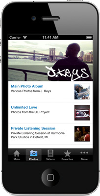 J.Keys iPhone App