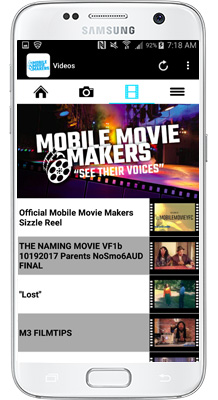 MOBILE MOVIE MAKERS Android App