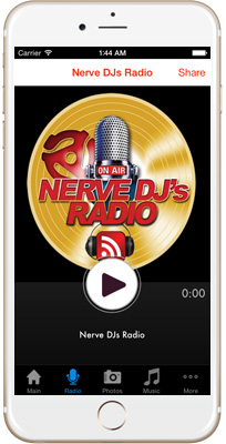 Nerve DJs iPhone App
