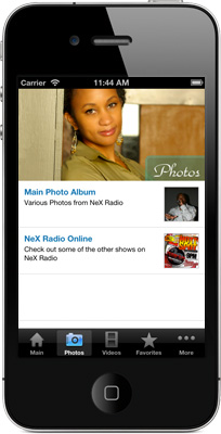 Nex Radio Live iPhone App