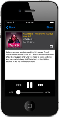 NightShot Radio iPhone App