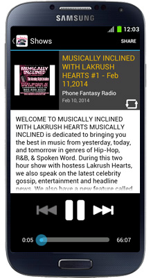 Phone Fantasy Radio Android App