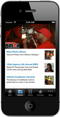 Rasha Entertainment iPhone App