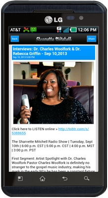 Sharvette Android App