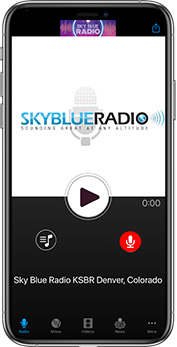 Sky Blue Radio iPhone App