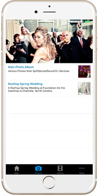SplitSecondSound DJ Services iPhone App