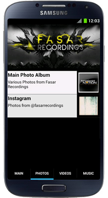 Fasar Recordings Android App