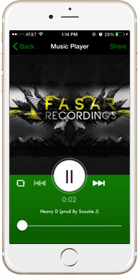 Fasar Recordings iPhone App
