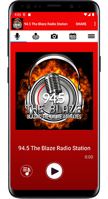 94.5 The Blaze Radio Station Android App