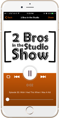 The 2 Bros Show iPhone App