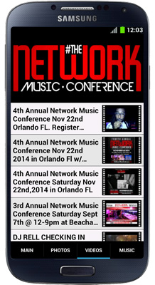 The Network Music Conference Android App