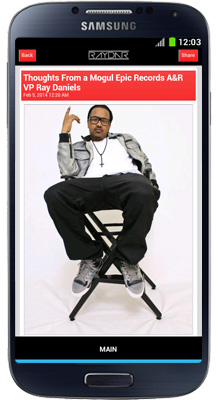 You're On The Raydar Android App